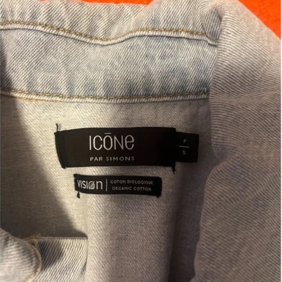 Organic cotton oversized belted denim jacket overshirt NWT - Picture 6 of 15